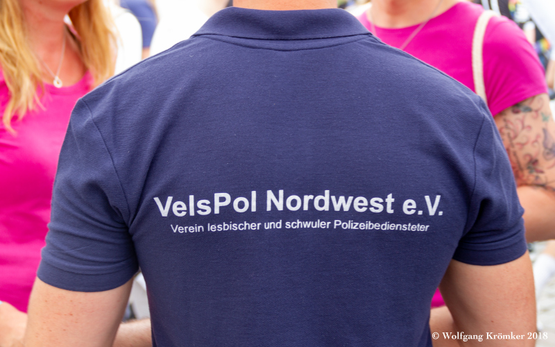 CSD-Nordwest Poloshirt mit Aufschrift